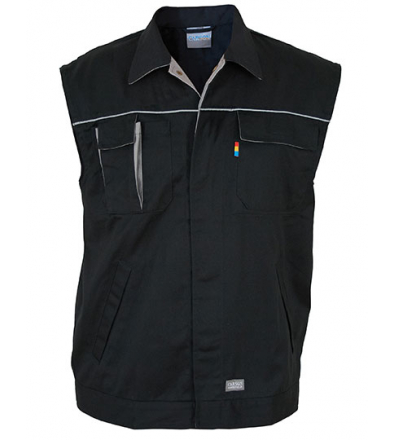 Contrast Work Vest