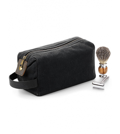 Heritage Waxed Canvas Wash Bag